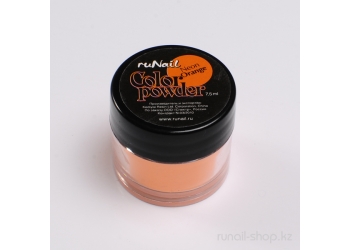 Цветная акриловая пудра (флуоресцентная, оранжевая, Neon Orange), 7,5 г