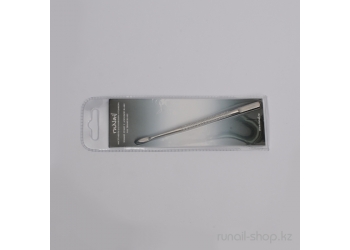 Тонкий пушер для ногтей (с лопаткой), RU-0153