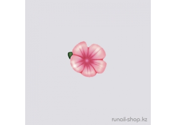 Пластиковые цветы для ногтей (вьюнок, розовый)