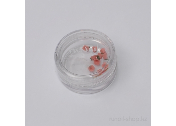 Пластиковые цветы для ногтей (вьюнок, красный)
