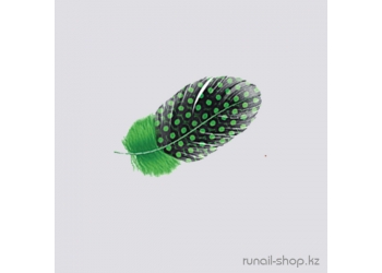 Перья для дизайна ногтей (зеленый)
