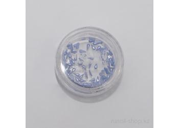 Пластиковые капельки для наращивания ногтей (синий)