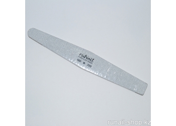Профессиональная пилка для искусственных ногтей (серая, ромб, 180/200) арт. 0573