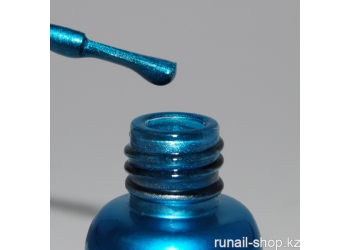 Металлизированная краска  для дизайна ногтей (цвет: синий), 5 мл