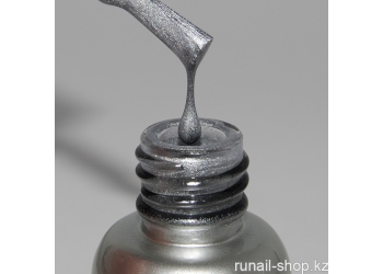 Металлизированная краска для дизайна ногтей (цвет:серебро) 5мл