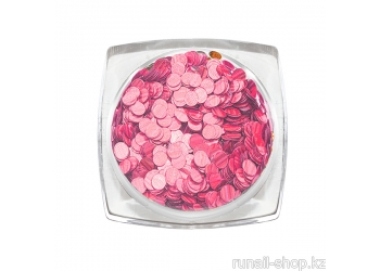 Дизайн для ногтей: пайетки голографические (цвет: розовый)