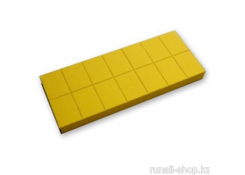 Баф мини (универсальный, желтый, 100/180), 14 шт