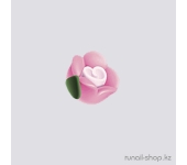 Пластиковые цветы для ногтей (чайная роза, розовый)