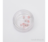 Пластиковые цветы для ногтей (вьюнок, бледно-розовый)
