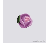 Пластиковые цветы для ногтей (голландская роза, нежно-сиреневый)