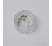 Пластиковые цветы для ногтей (голландская роза, зеленый)