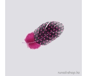Перья для дизайна ногтей (ярко-розовый)