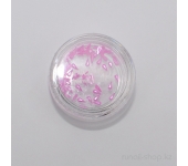 Пластиковые капельки для дизайна ногтей (бледно-розовый)