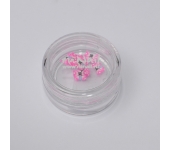 Резиновые аппликации для ногтей (большие бабочки, розовый)